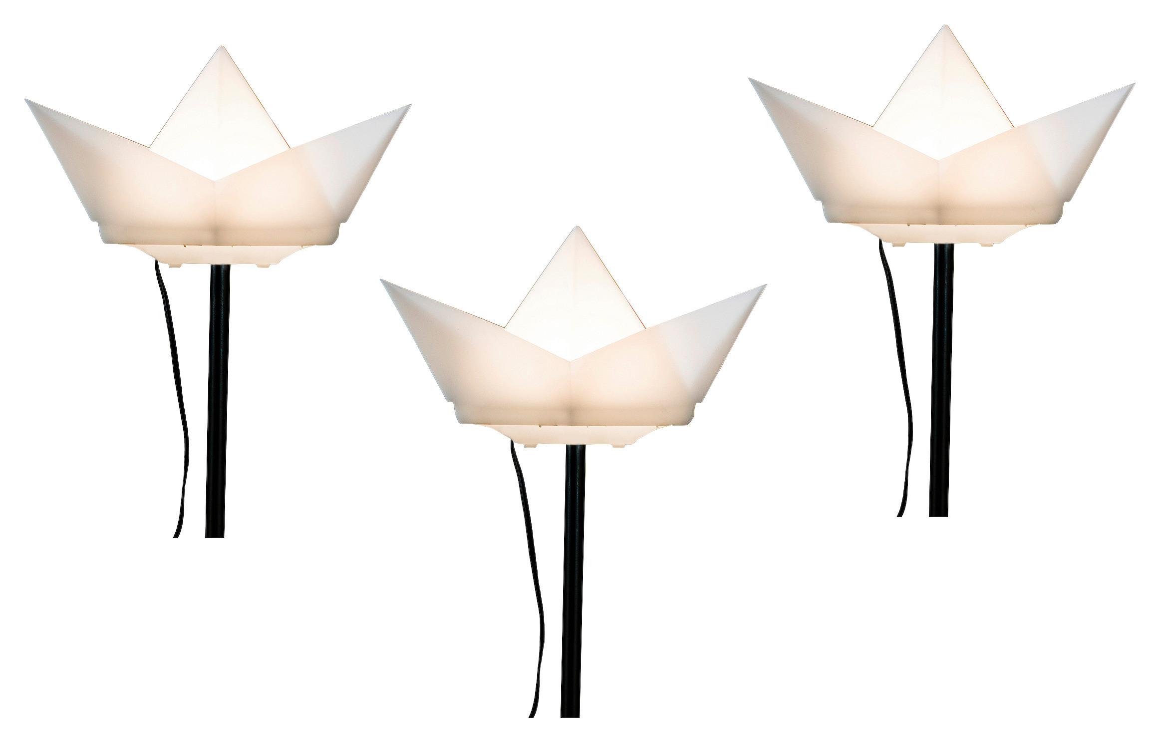 LAMPA SOLARNA LED SOLAR BOAT - biały, Lifestyle, tworzywo sztuczne (15/8,5/8cm) - P & B