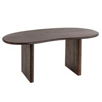 Jedilna Miza Akazie, Pravi Les, 180x90cm - temno rjava, Design, les (180/90/75cm) - MID.YOU