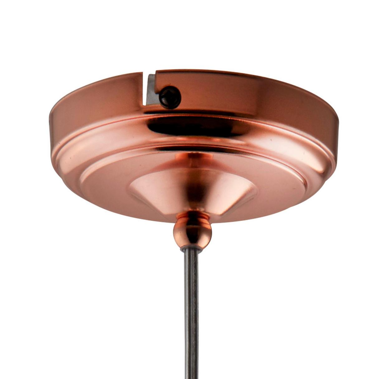 Függőlámpa Balls 1635am - krómszínű/borostyánszínű, Design, üveg/fém (35/120cm)