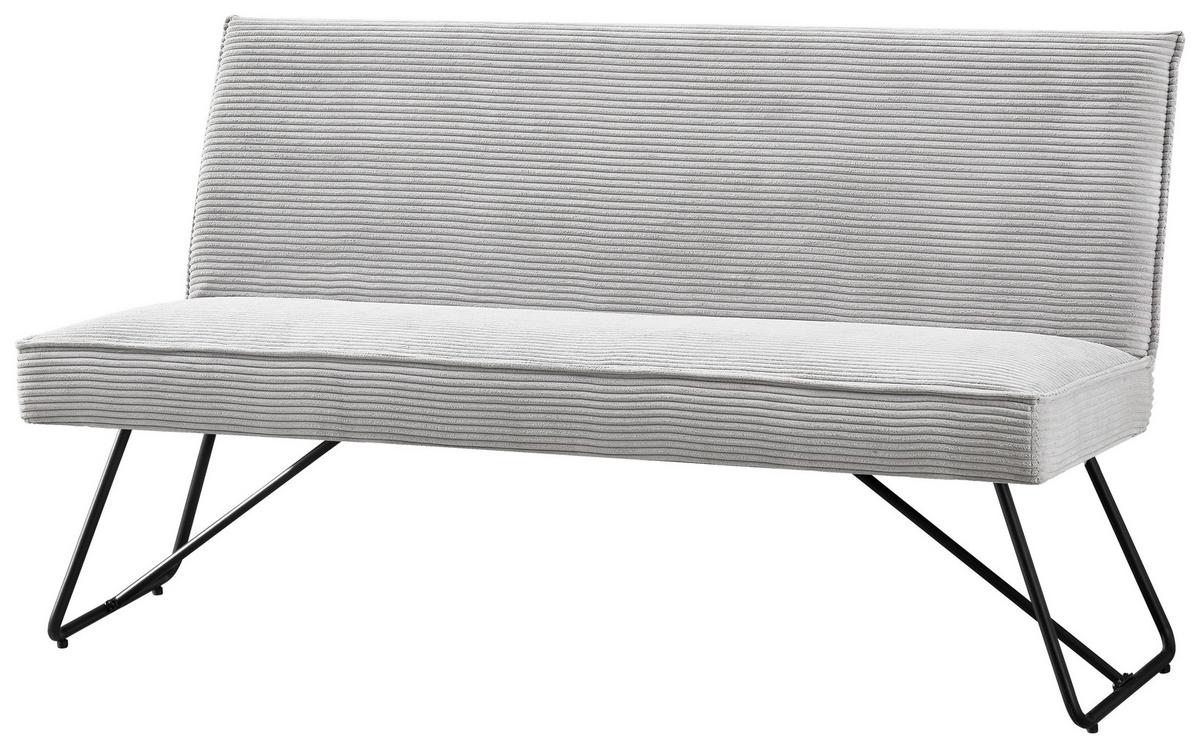 Ülőpad Cora - fekete/szürke, Modern, textil/fém - Mömax