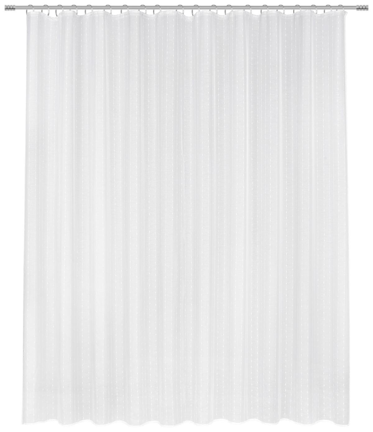 Készfüggöny Lisa 300/245 - fehér, Romantik / Landhaus, textil (300/245cm) - Modern Living