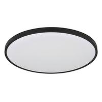 LED-DECKENLEUCHTE 41566-32S NIELSEN - Weiss/Schwarz, Konventionell, Kunststoff (40/4cm) - Globo