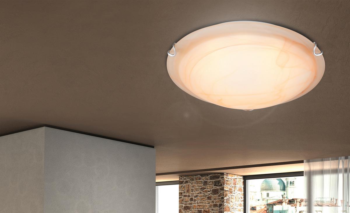 LED-Deckenleuchte Palila max. 12 Watt - Glas/Metall (30/10cm)