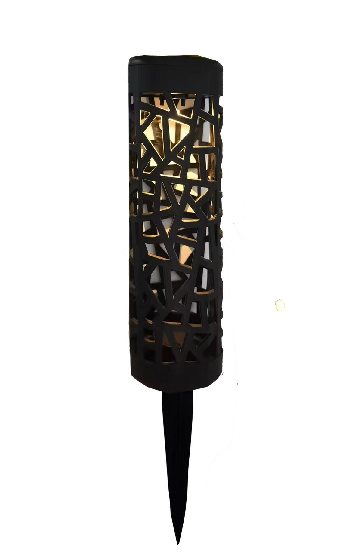 Lampă solară KÖRM - negru, Trend, plastic (6/33cm) - Modern Living