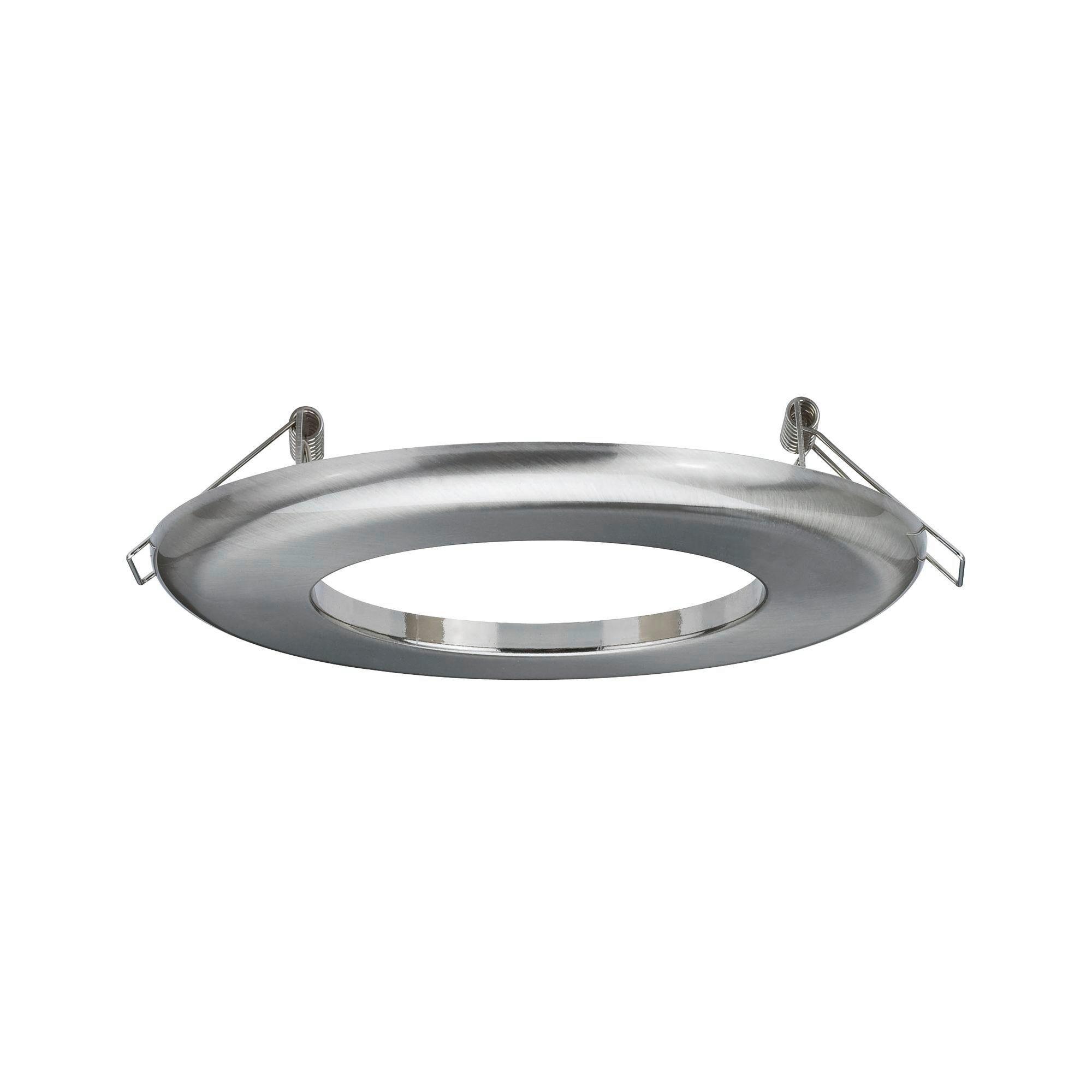 Einbaurahmen Downlight Adapter in Edelstahlfarben Ø ca. 13 cm - Edelstahlfarben, Basics, Metall (13cm) - Paulmann