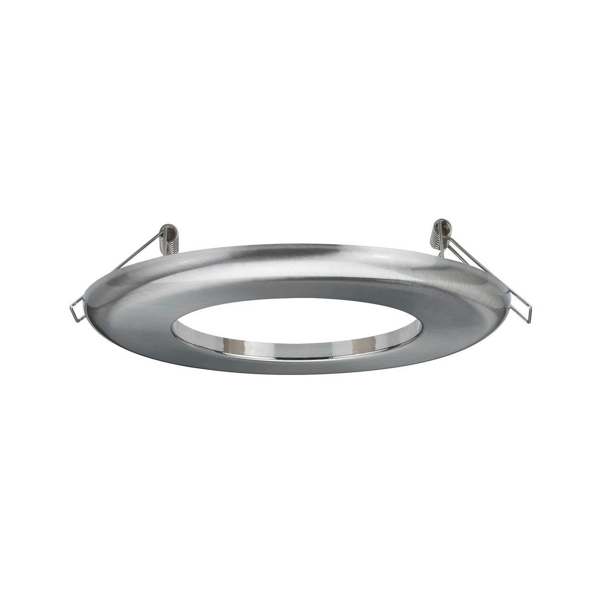 Einbaurahmen Downlight Adapter in Edelstahlfarben Ø ca. 13 cm - Edelstahlfarben, Basics, Metall (13cm) - Paulmann