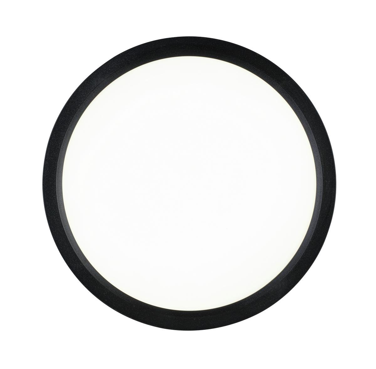 Led Svjetiljka Stropna Tir - bijela/crna, Moderno, plastika (23/2,5cm) - Mömax
