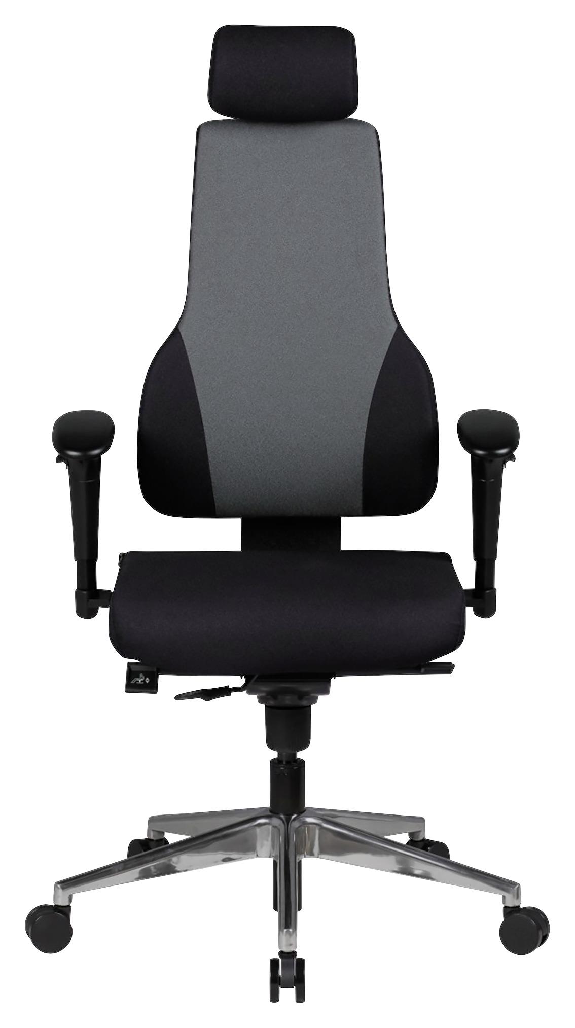 Vrtljivi Stol Quentin - siva/barve aluminija, Moderno, kovina/umetna masa (63/149/63cm) - MID.YOU