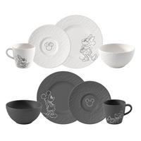 SERWIS ŚNIADANIOWY MANUFACTURE ROCK VILLEROY&BOCH - czarny/biały, Basics, ceramika - Villeroy & Boch