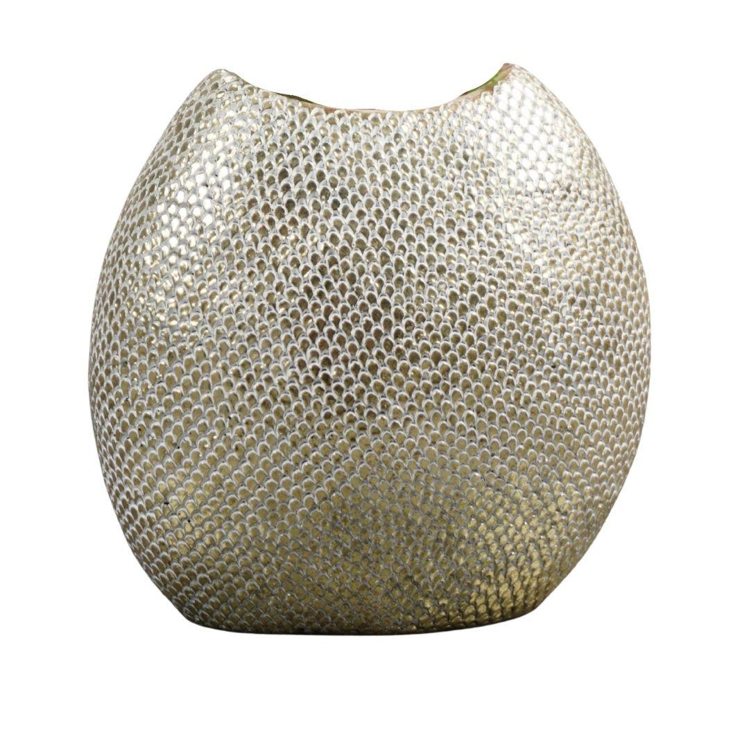 Dekor Váza Goldfish - aranyszínű, műanyag (15/9,5cm)