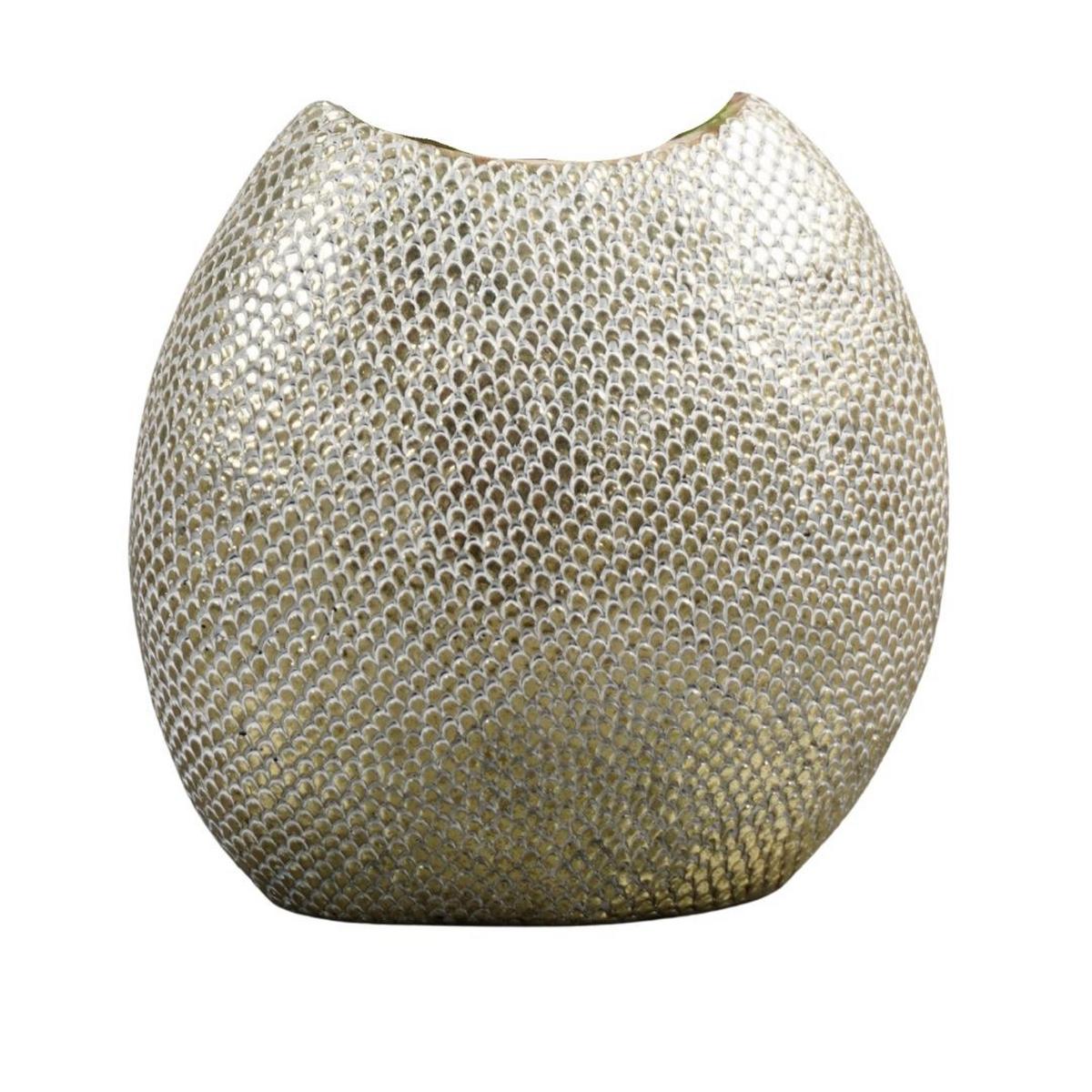 Dekor Váza Goldfish - aranyszínű, műanyag (15/9,5cm)