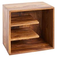 Éjjeliszekrény Mid.you - sheesham, Design, fa (43/43/30cm) - MID.YOU