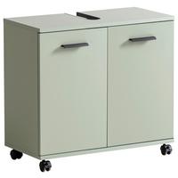 Omarica Za Pod Umivalnik Palermo, Pastelno Zelena - črna/pastelno zelena, Konvencionalno, kovina/umetna masa (60/63,4/32,6cm) - Stylife