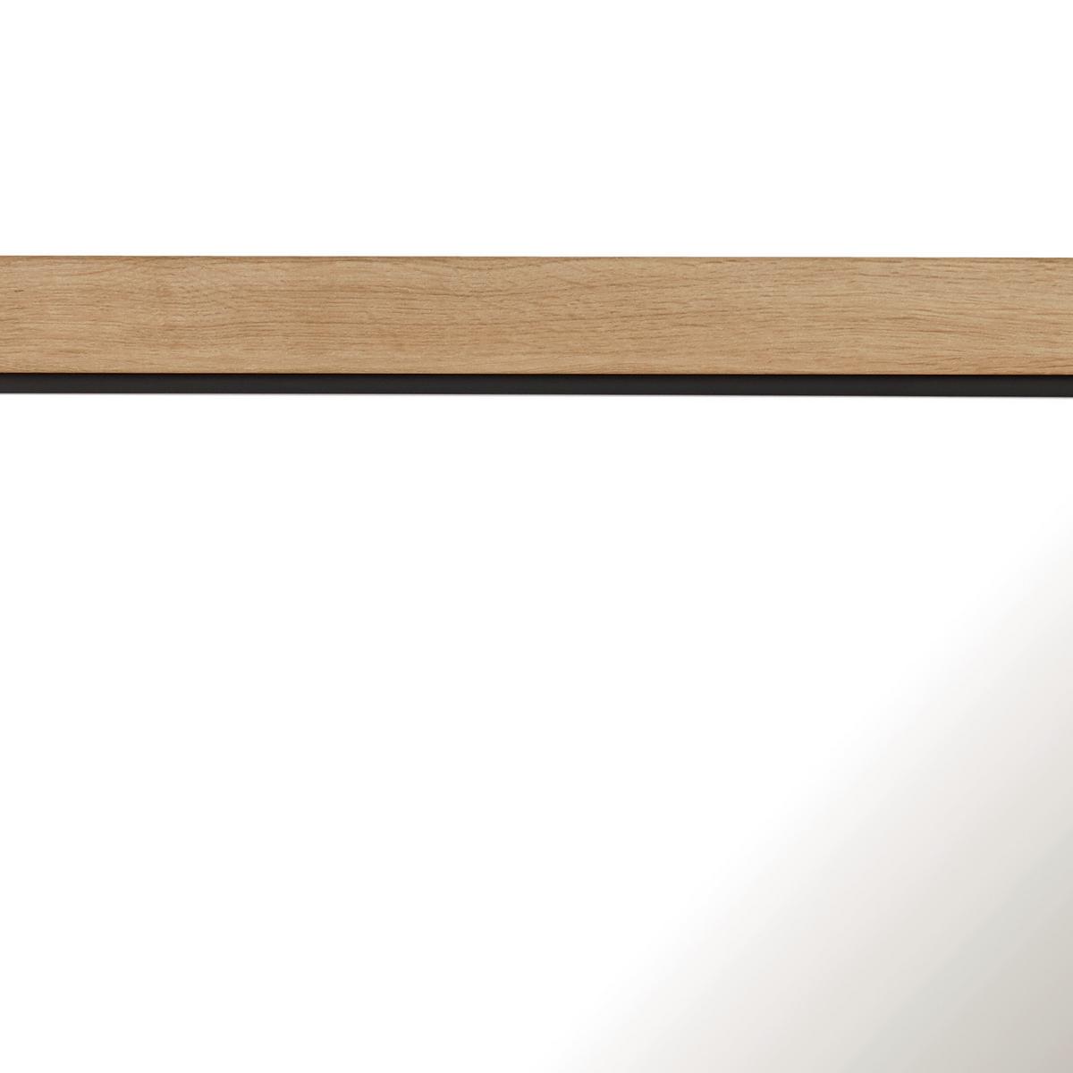 Ogledalo Harvey, 87 X 76 Cm - barve hrasta/antracit, Trendi, leseni material (87/76/2,5cm) - Mömax