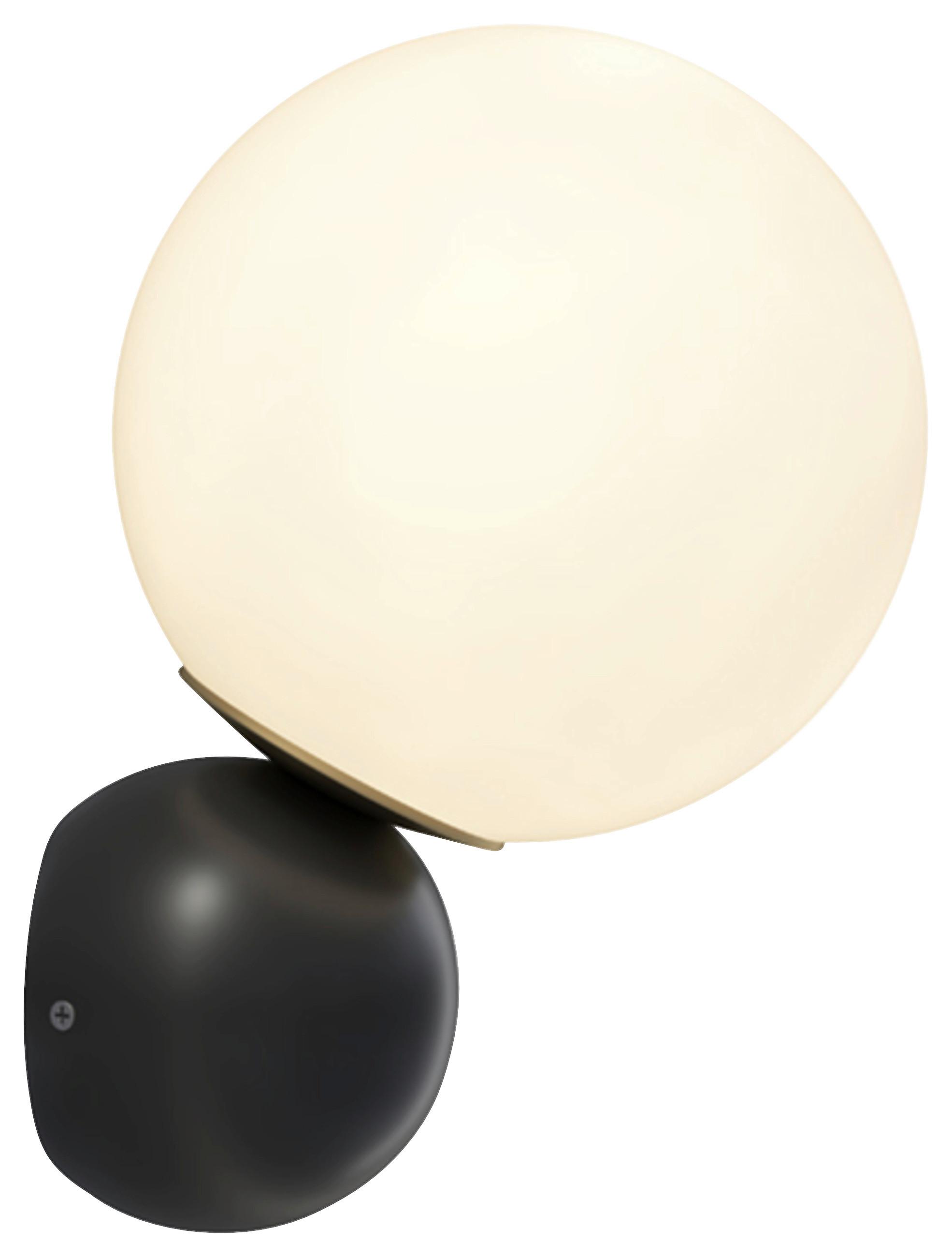 Wandleuchte Nostalgia Schwarz/Weiß/Gold max. 40 Watt - Goldfarben/Schwarz, Basics, Glas/Metall (15/30/16,2cm) - MAYTONI