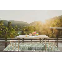 Gartentisch Naturfarben - Naturfarben, Natur, Holz (180/90/77cm) - Gardenson