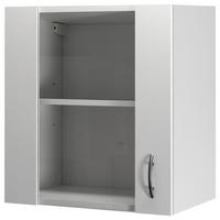 Kuhinjska Zgornja Omarica Wito, Bela - barve nerjavečega jekla/bela, umetna masa/leseni material (50/54,8/32cm) - FlexWell