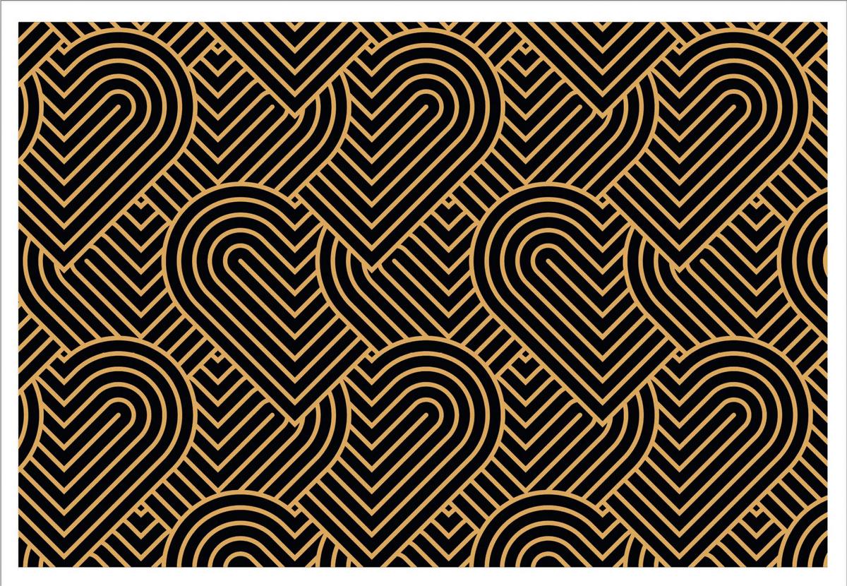 Glückwunschkarte Edelschwarz Multicolor - Basics, Papier (18/13cm)