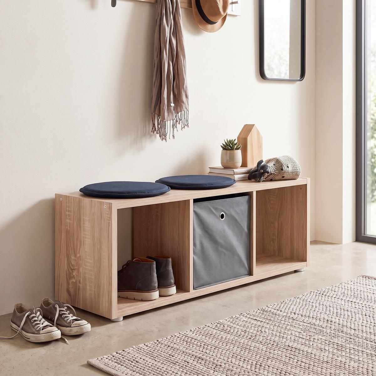 Standregal Nizza Typ 12 Eichefarben - Silberfarben/Sonoma Eiche, MODERN, Holzwerkstoff/Kunststoff (37,5/108,5/33cm) - MID.YOU