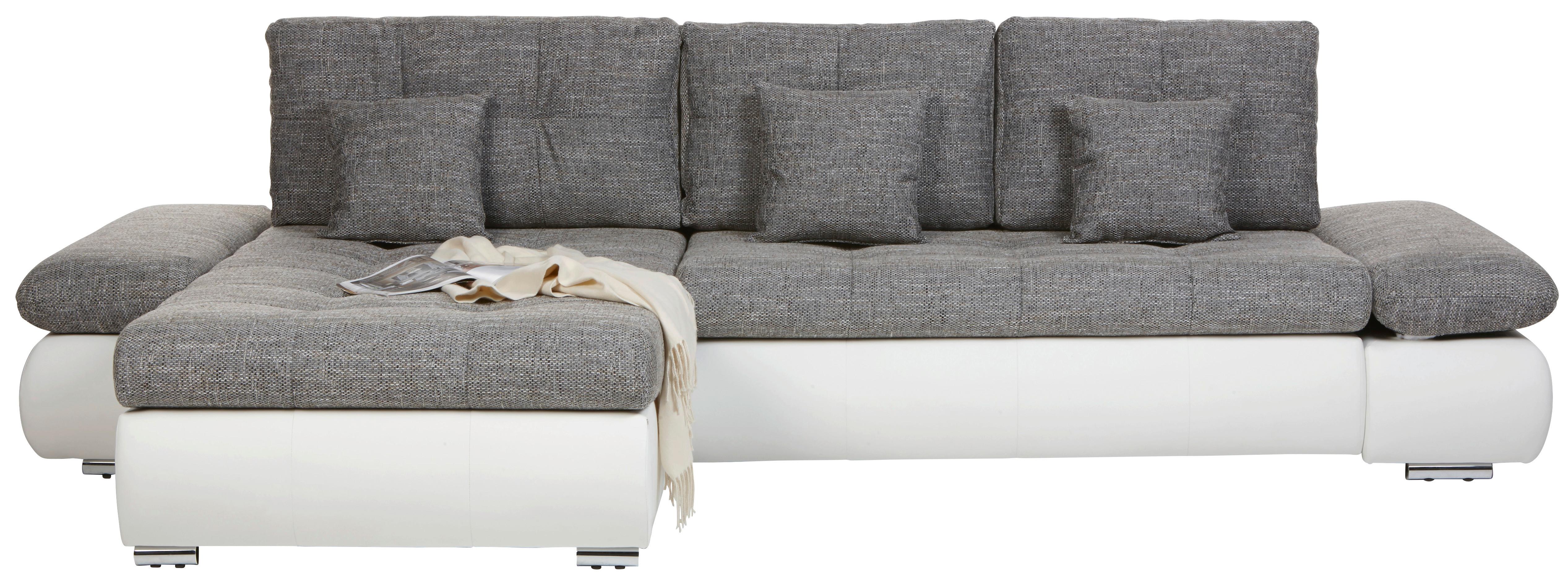 Sedežna Garnitura Enrico - barve kroma/siva, Moderno, kovina/umetna masa (303/88/185cm) - Top ponudba