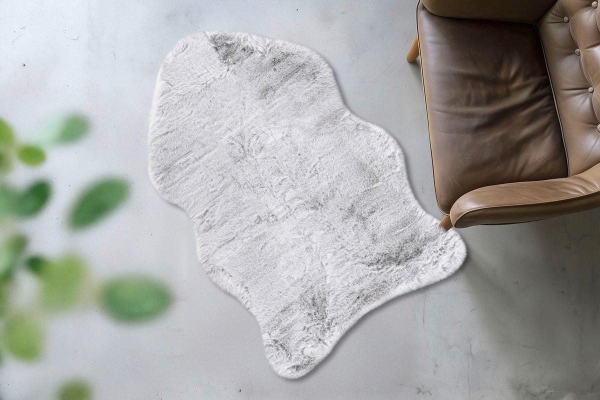 Covor din blană My Infinity, cca. 60x90cm - gri, Design, textil (60/90cm) - Obsession