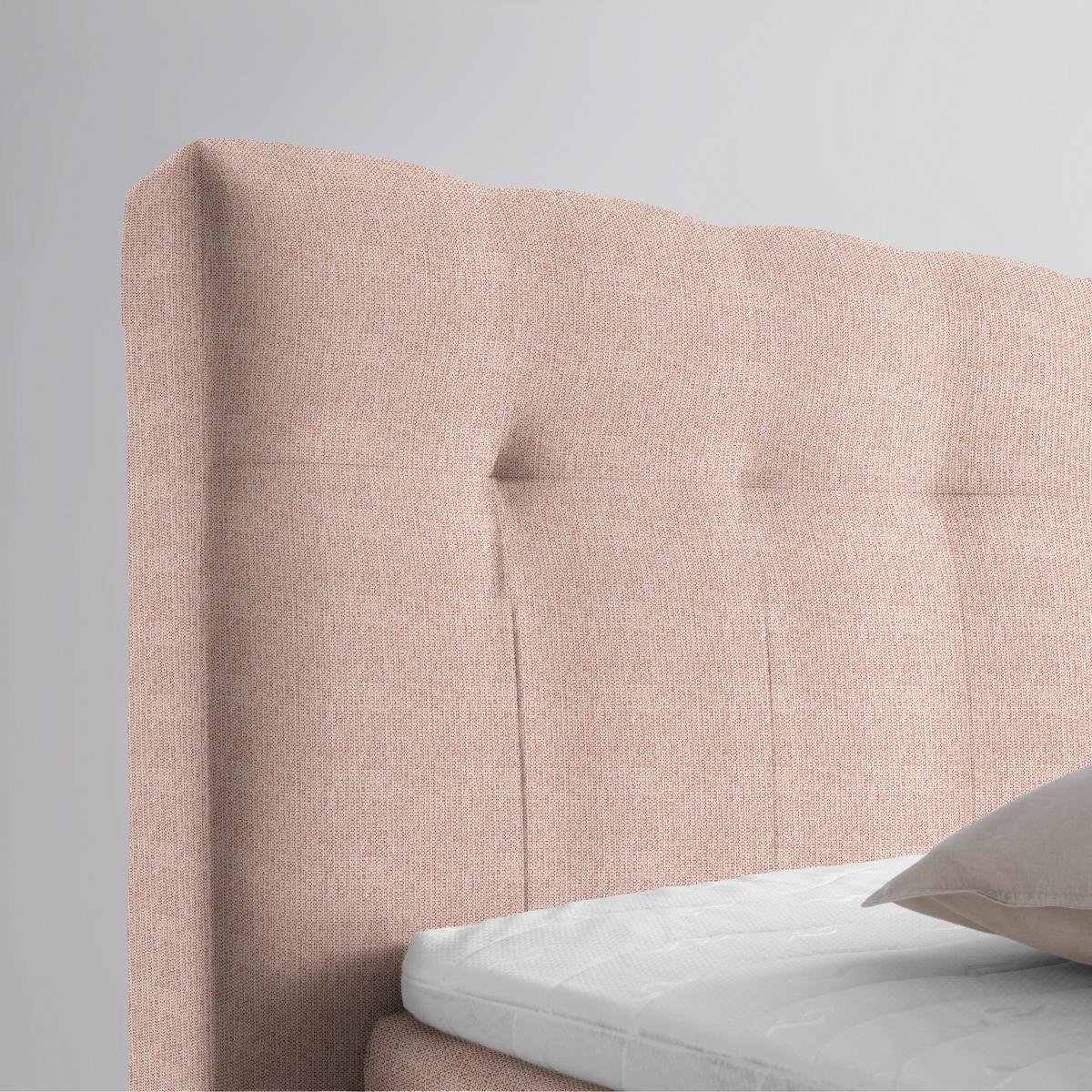 Polsterbett Thor in Rosa ca. 180x200cm - Anthrazit/Rosa, KONVENTIONELL, Holz/Textil (180/200cm) - Mömax