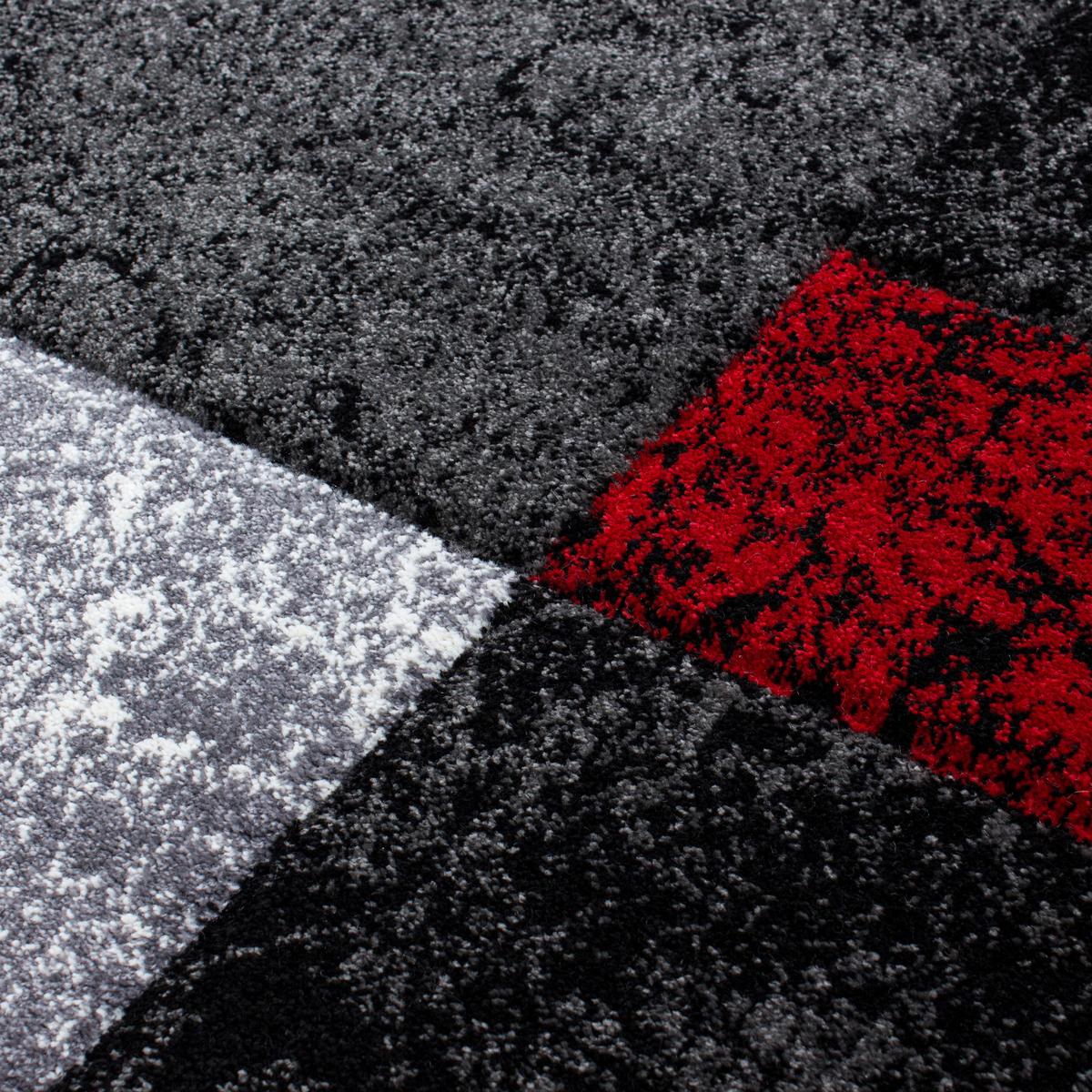 Webteppich Hawaii Rot ca. 80x150cm - Rot, KONVENTIONELL, Textil (80/150cm) - Novel