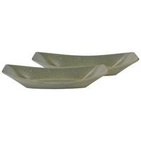 Set Posod Street Boat, 2-Delni - zelena, Basics, keramika (31/12cm) - Creatable