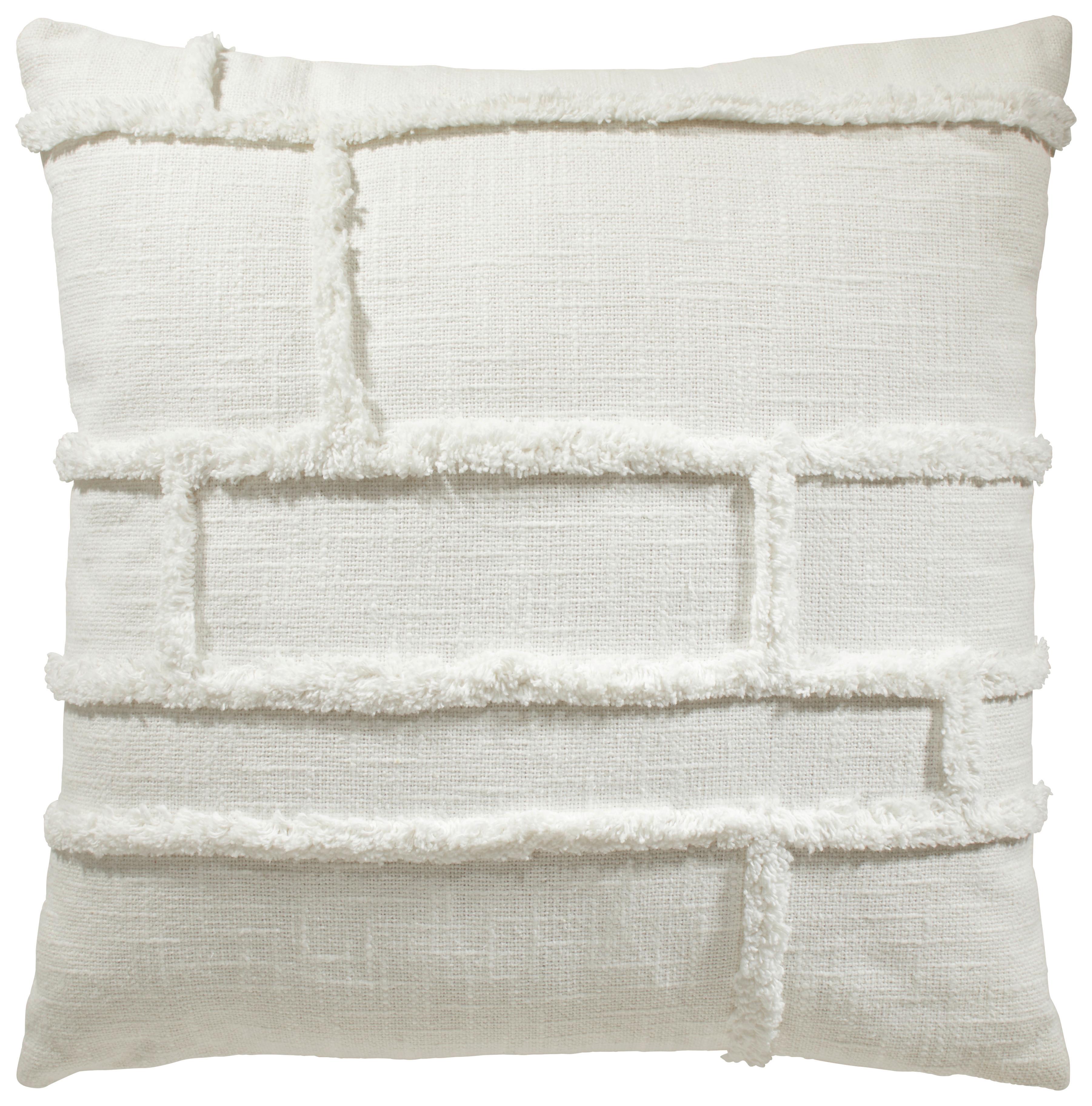 Díszpárna Brigg - fehér, Modern, textil (45/45cm) - Premium Living