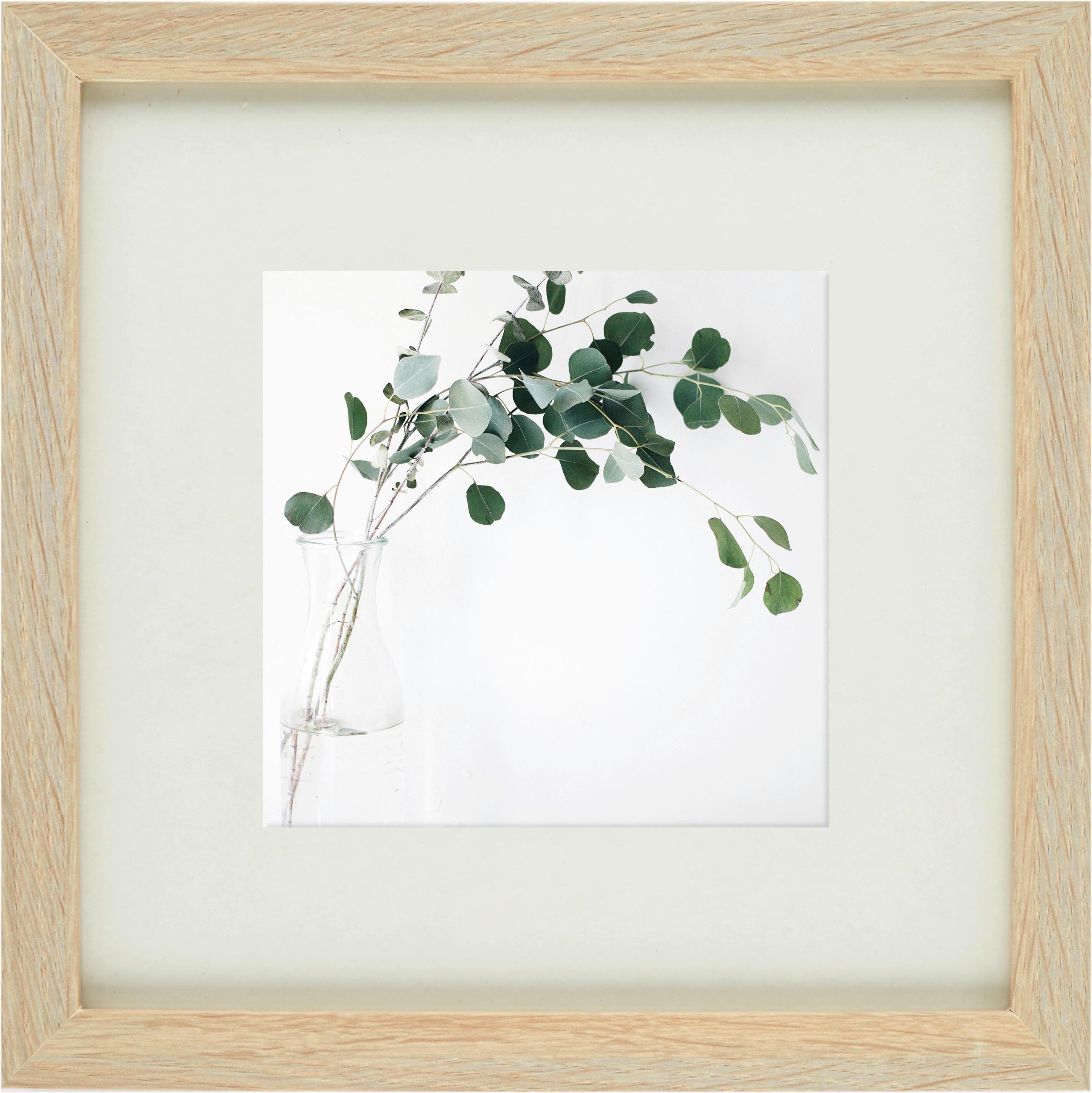 Bilderrahmen Gitta, ca. 23x23cm - Eichefarben, Glas/Holz (23/23cm) - Modern Living