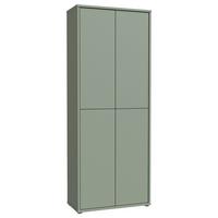 Dulap pentru pantofi ALICE SPRINGS - verde salvie, Basics, material pe bază de lemn (74,5/191,9/34,9cm) - Modern Living