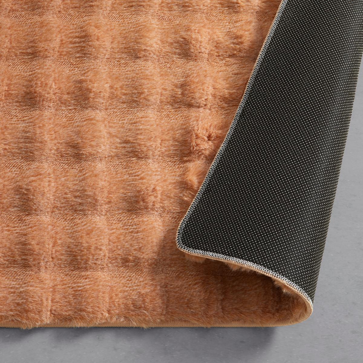 Kunstfell Bubble 3 Orange ca. 160x230cm - Orange, Modern, Textil (160/230cm) - Mömax