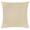 Kissenhülle Zickzack in Naturfarben ca. 48x48cm - Naturfarben, Basics, Textil (48/48cm) - Premium Living