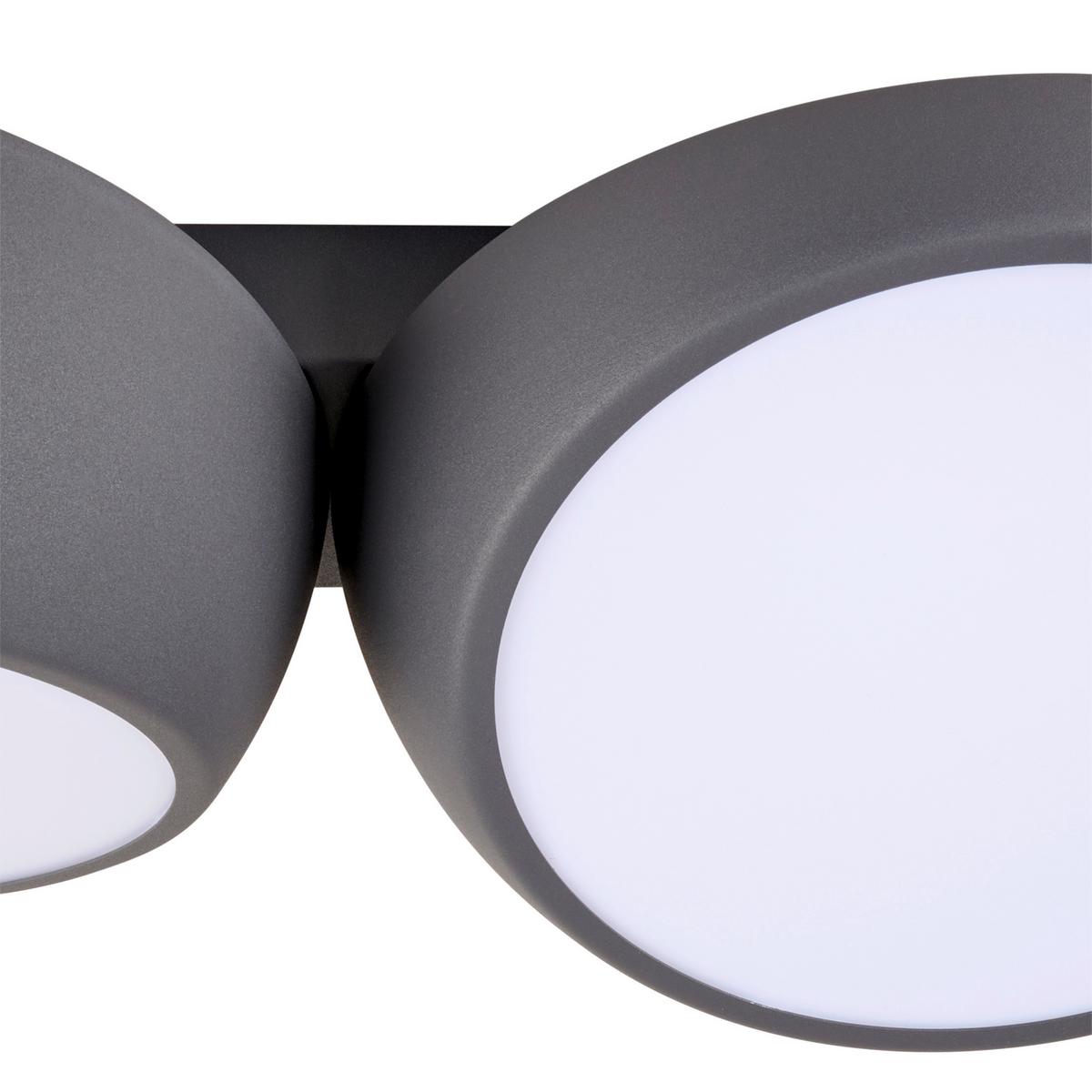 LAMPA SUFITOWA LED BUBBLES - antracytowy, Lifestyle, metal (52/12,5/26cm) - Novel