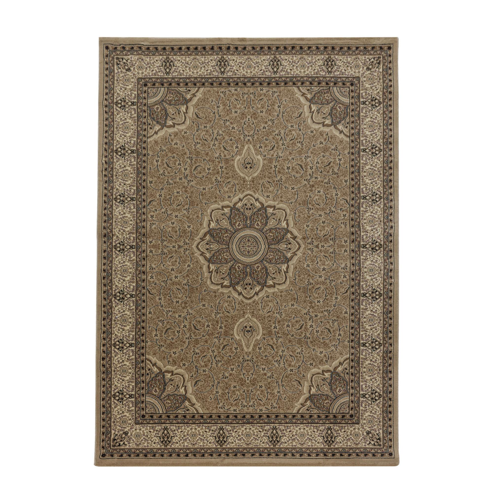 Webteppich Kashmir Beige ca. 300x400cm - Beige, LIFESTYLE, Textil (300/400cm)