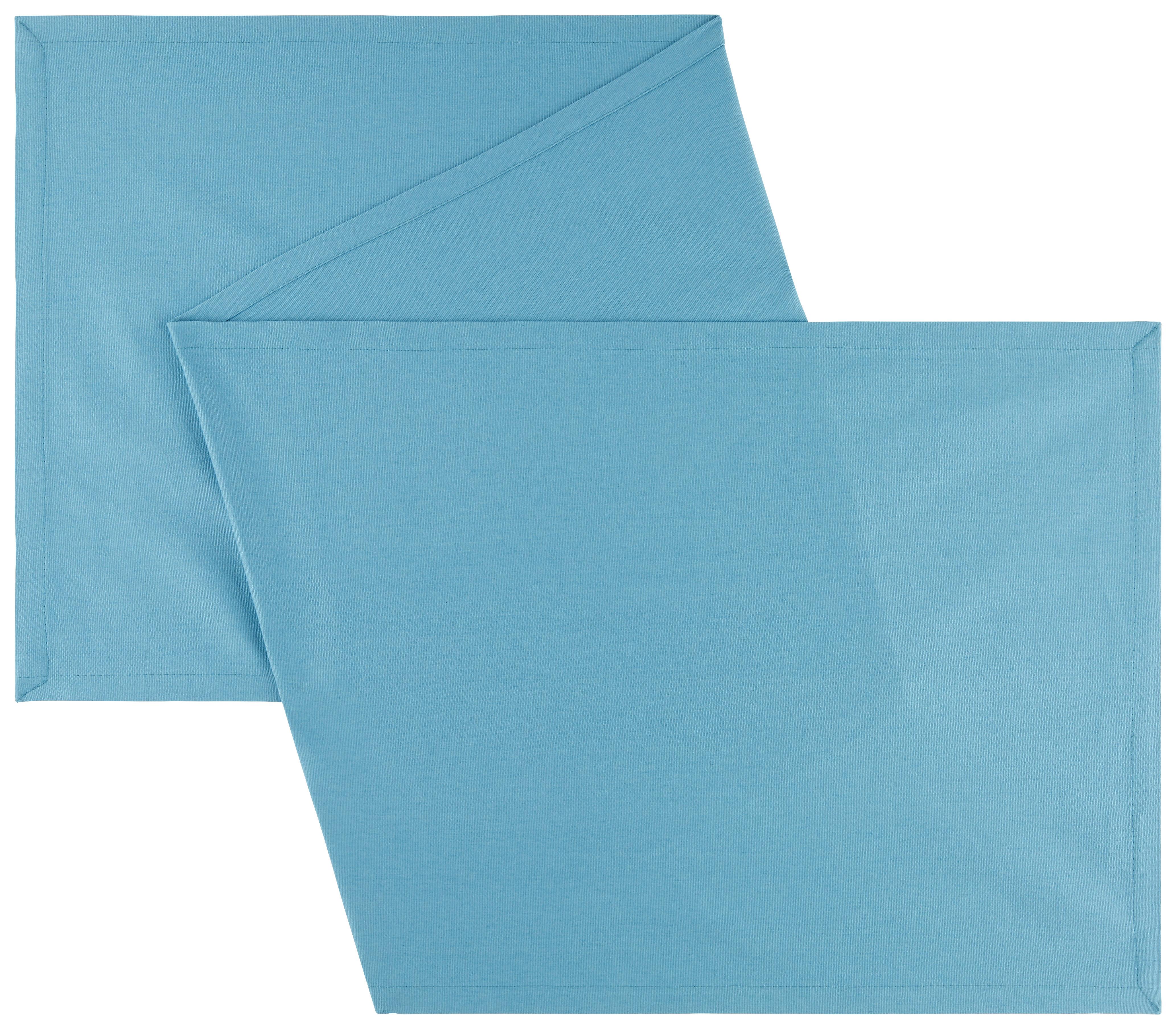 Traversă de masă Steffi - albastru, textil (45/150cm) - Modern Living