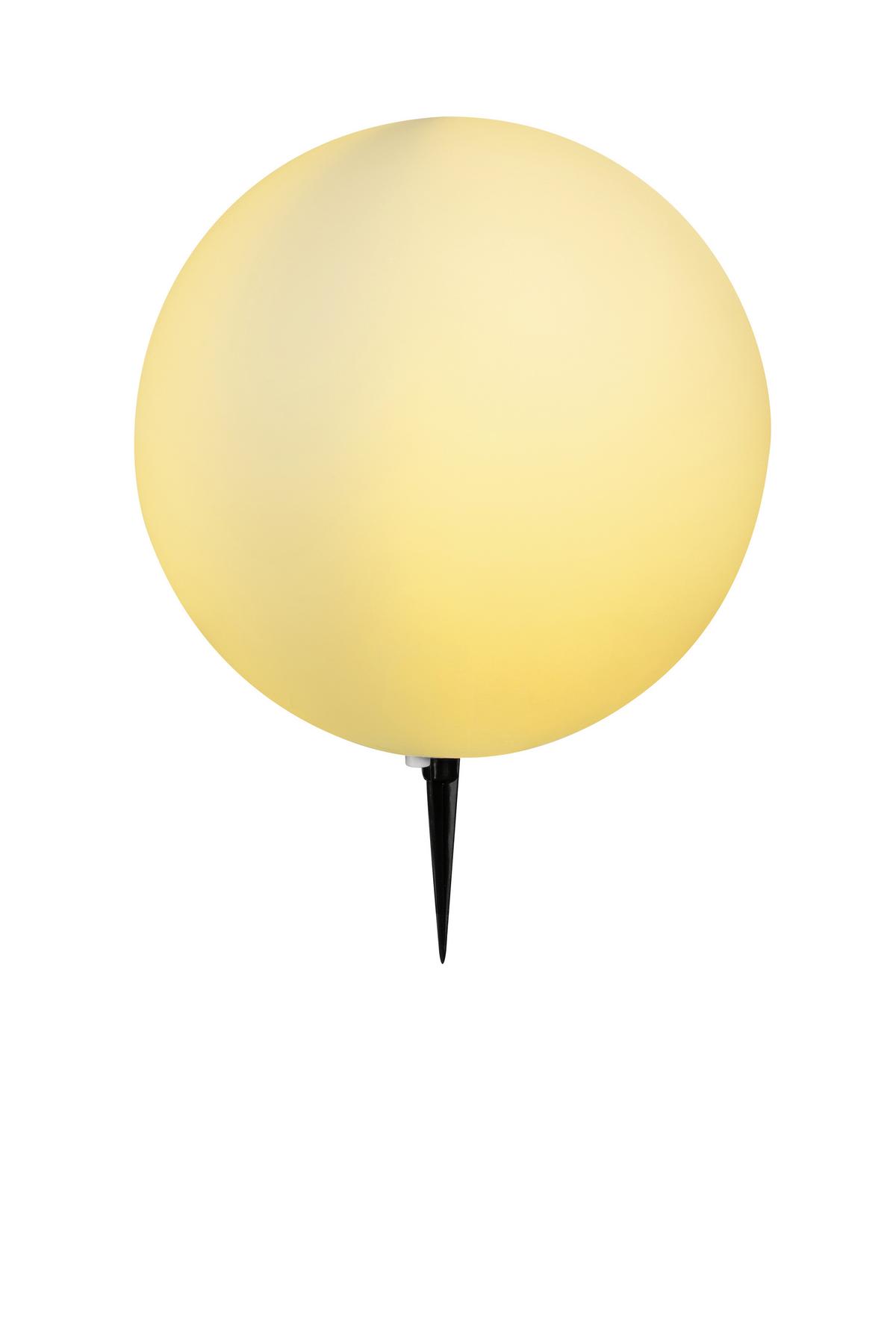 AUSSENSTEHLEUCHTE 31776 TOULA - Weiss/Schwarz, Design, Kunststoff (40/56cm) - Globo