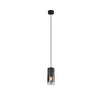 Hängeleuchte Robin in Schwarz max. 28 Watt - Schwarz, Design, Glas/Metall (10/23-150cm) - Trio Leuchten