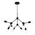 Hängeleuchte Titus max. 40 Watt - Schwarz, MODERN, Metall (72/69cm) - Modern Living Hängeleuchte Titus max. 40 Watt - Schwarz, MODERN, Metall (72/69cm) - Modern Living