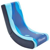 Gamingsessel Video Rocker ca. 41x65x85 cm Blau - Blau, MODERN, Textil (41/65/85cm) - X Rocker