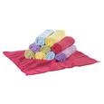 Mikroszálas Kendő Ricky - világos kék/pink, textil (35/35cm) - MÖMAX modern living