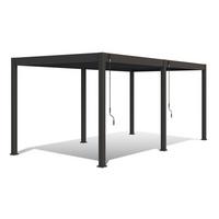 PERGOLA DELUXE 3X6M ANTHRAZIT - Anthrazit, Basics, Metall (600/255/300cm) - Gardenson