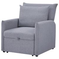Fotelja Na Razvlačenje Celine - siva/crna, Moderno, drvo/tekstil (84/97/102cm) - Mömax