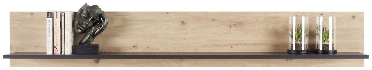 Poliță de perete NATURE NATP 02 - culoare lemn stejar, Konventionell, material pe bază de lemn (160/25/21,6cm)
