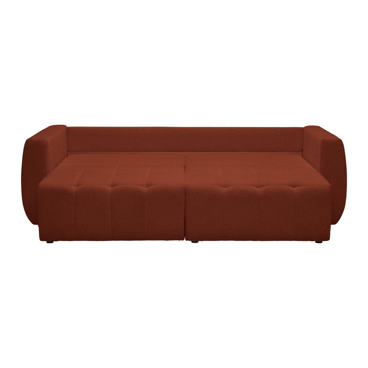 Schlafsofa Bologna Koralle - Koralle/Beige, Holz/Textil (245/74-90/104cm) - Mömax