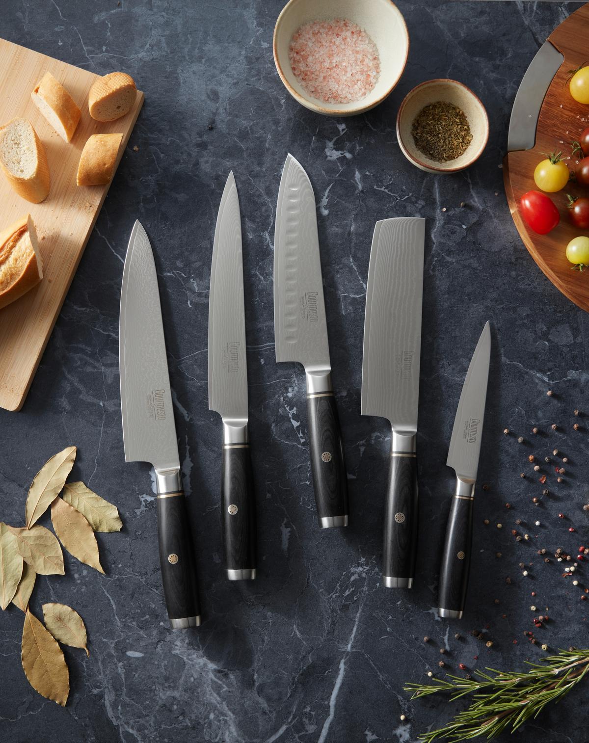 Večnamenski Nož Profi Line - srebrne barve, Moderno, kovina (22cm) - Gourmesto