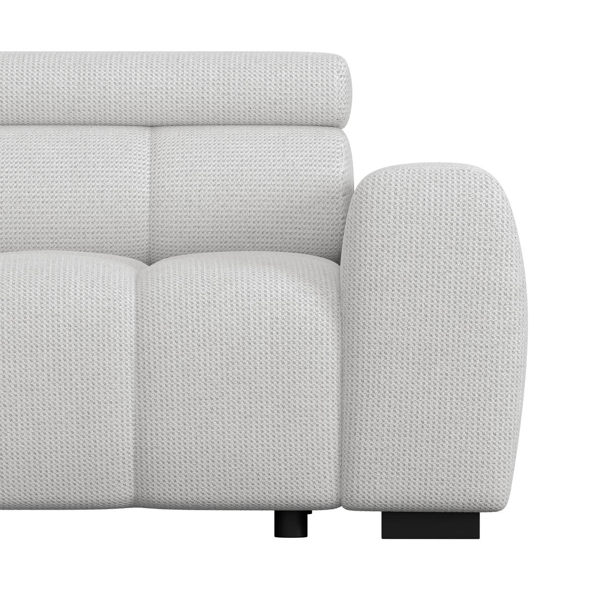 Kutna Garnitura Fargo S - crna/sivo-bež, Trend, tekstil/plastika (168/285cm) - Modern Living