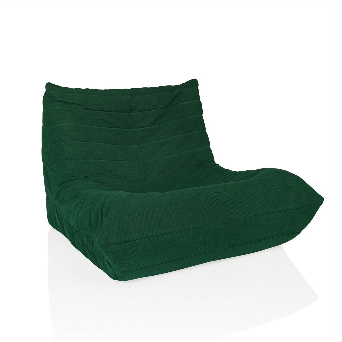 Naslanjač Sitzolo, Zelena - zelena, Moderno, tekstil (90/72/100cm) - MID.YOU