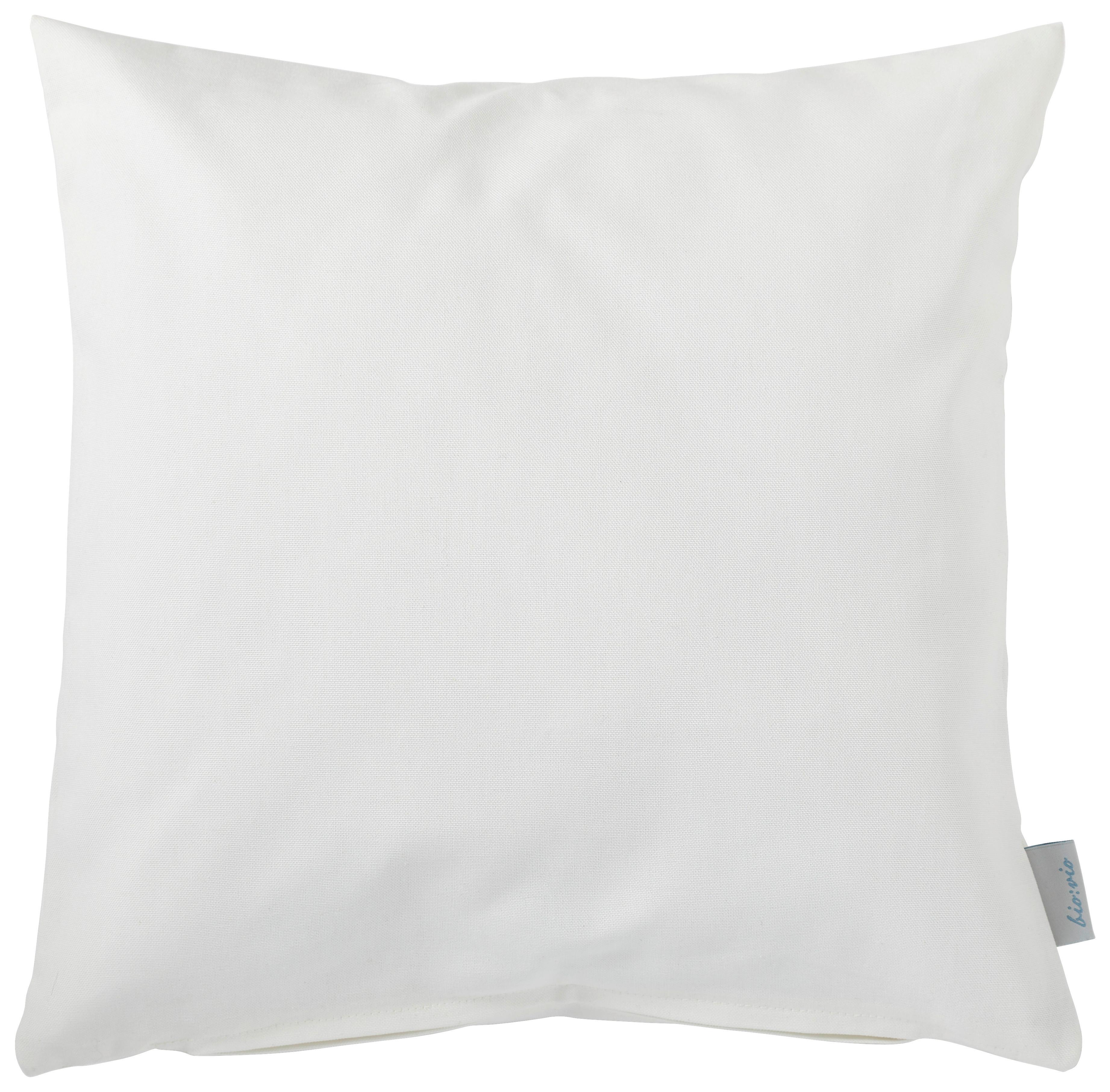 POSZEWKA NA PODUSZKĘ PANAMA - kremowy, Basics, tkanina (40/40cm) - Bio:Vio