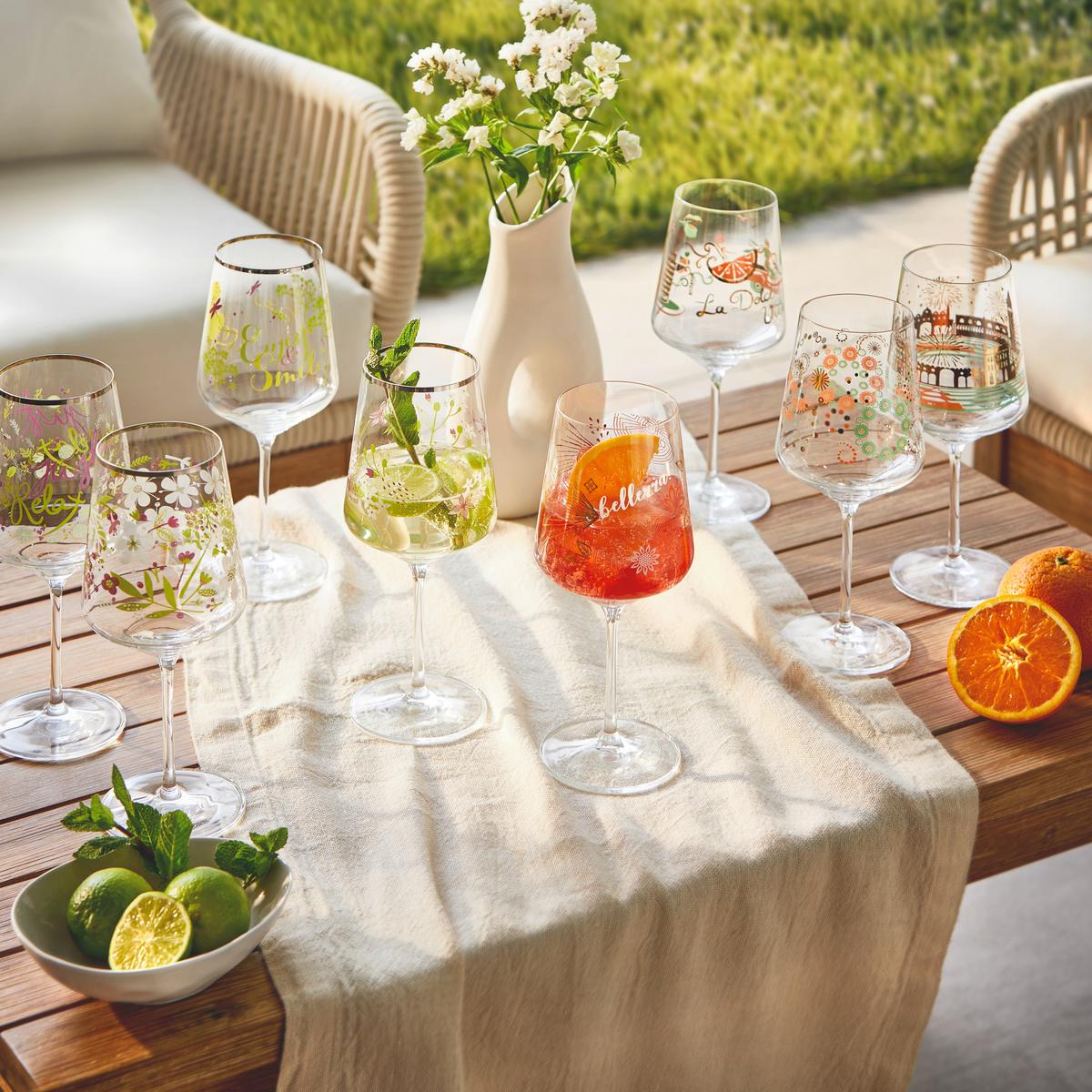 KIELISZEK DO SZPRYCERA 6191004 - beżowy/turkusowy, Lifestyle, szkło (20,3/26,6/19,4cm) - Ritzenhoff